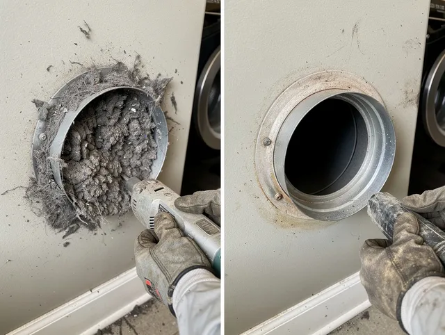 Professional clogged vent cleaning by La Crescenta-Montrose Dryer Vent Cleaning in La Crescenta-Montrose