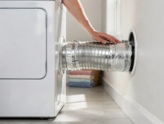 Professional dryer vent hose installation by La Crescenta-Montrose Dryer Vent Cleaning in La Crescenta-Montrose