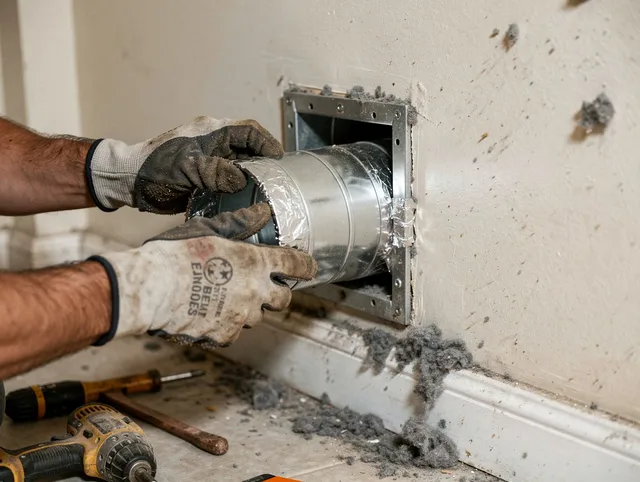 Professional dryer vent repair and installation by La Crescenta-Montrose Dryer Vent Cleaning in La Crescenta-Montrose